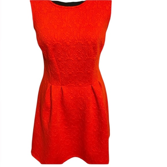 Francesca’s Blue Rain Red Dress Size Small - Picture 1 of 9